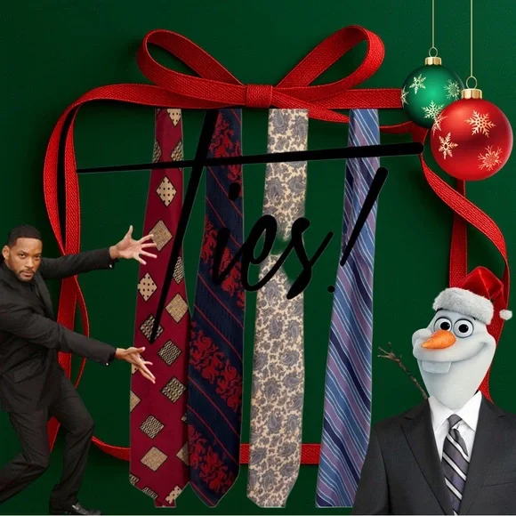 Bundle of 4 Ties - Silk Business man Ties #Bundle - Picture 8 of 8